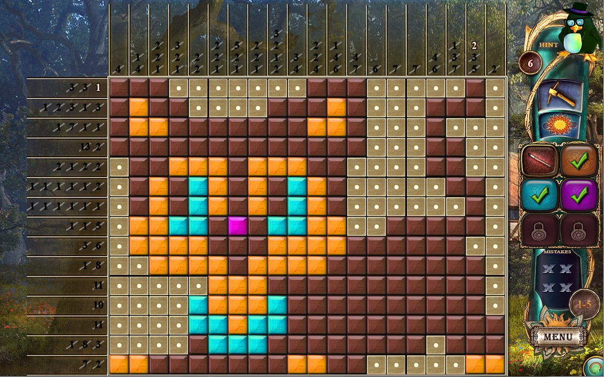 Fantasy Mosaics 16: Six Colors in Wonderland Screenshot (Steam)