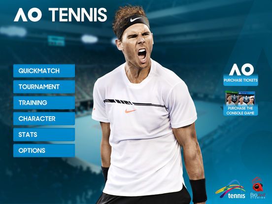 AO Tennis Screenshot (iTunes Store)