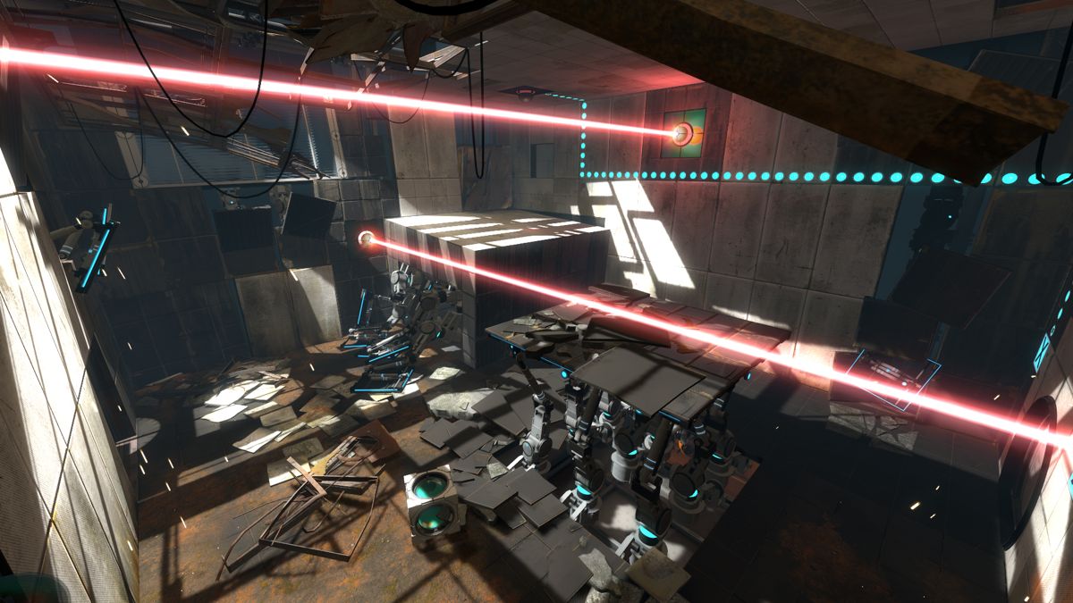 Portal 2 Screenshot (Thinkwithportals.com, 2016): Dual lasers