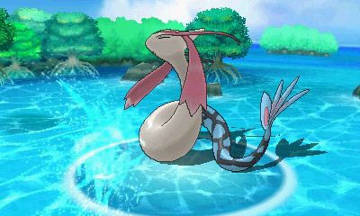 Pokémon Alpha Sapphire Screenshot (The Eon Pokémon Appear!): Mist Ball can lower the target's Sp. Atk.