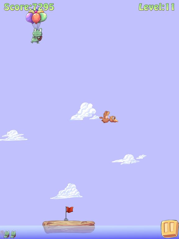 Parachute Frog Screenshot (iTunes Store)