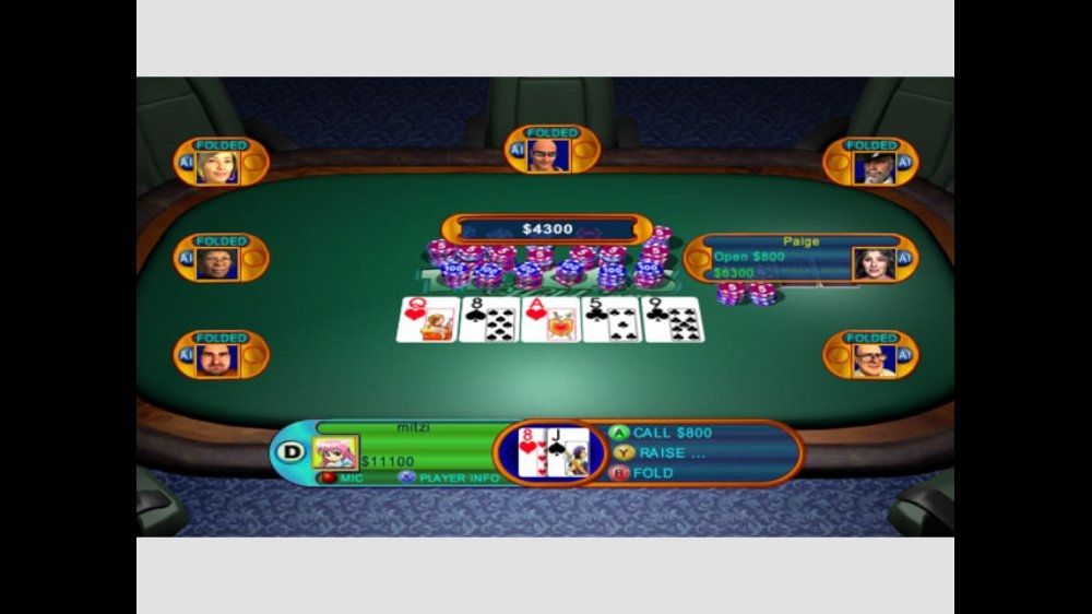 Texas Hold 'em Screenshot (Xbox.com)