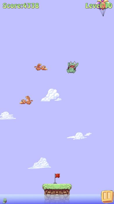 Parachute Frog Screenshot (iTunes Store)