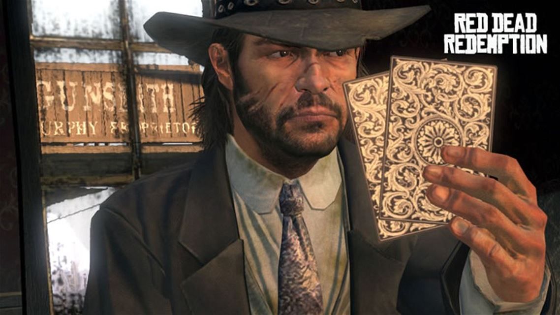 Red Dead Redemption Screenshot (Xbox.com product page): Playing cards