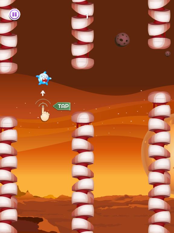 Flappy Alien Screenshot (iTunes Store)