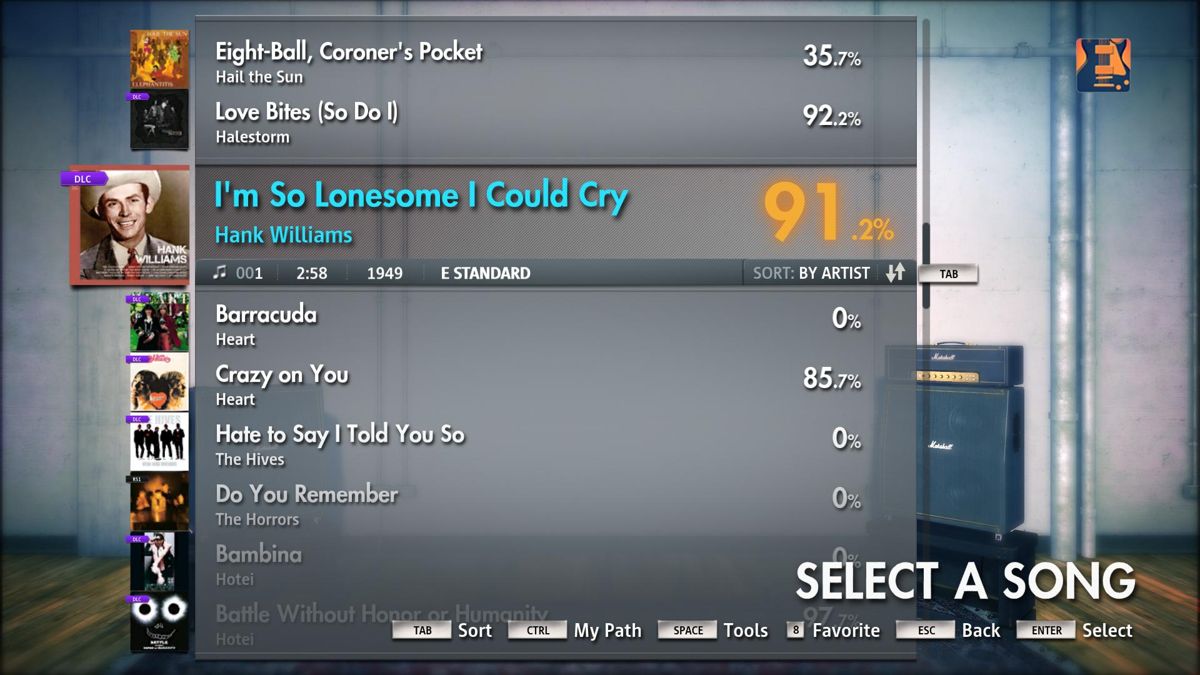 Rocksmith: All-new 2014 Edition - Hank Williams: I'm So Lonesome I Could Cry Screenshot (Steam)