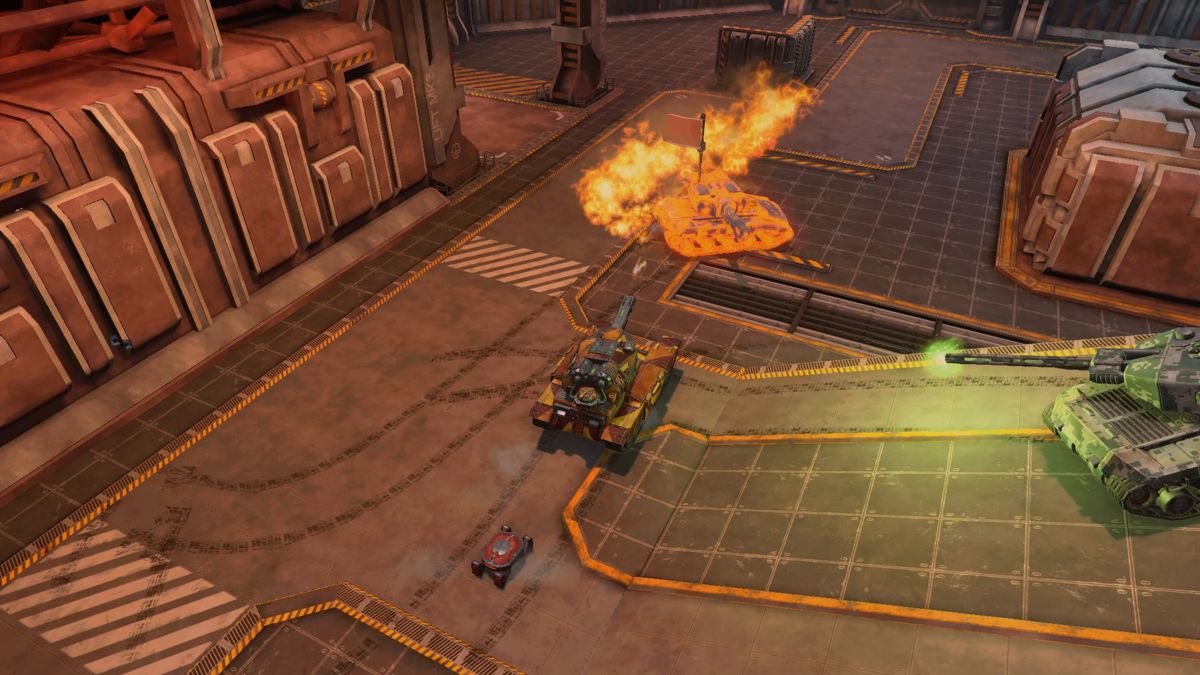 Tanki X: Mercenary Flamethrower Screenshot (Steam)