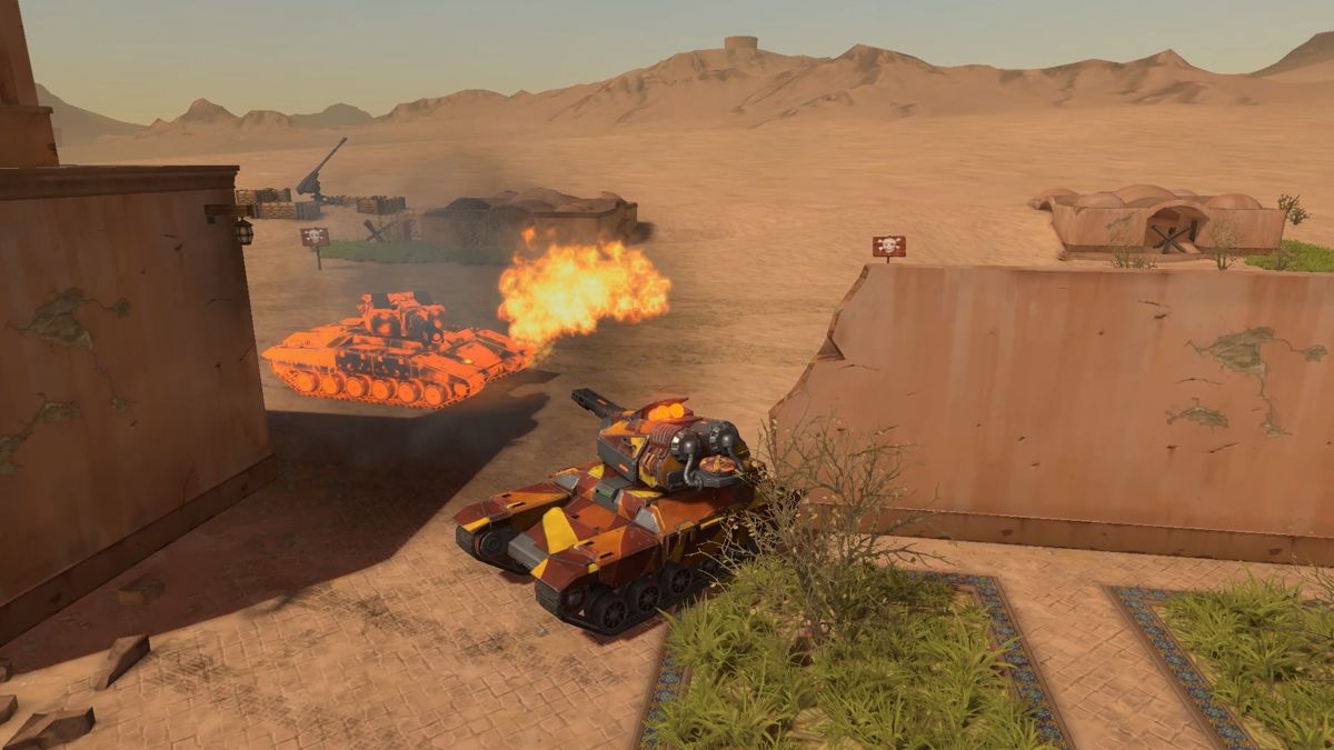Tanki X: Mercenary Flamethrower Screenshot (Steam)