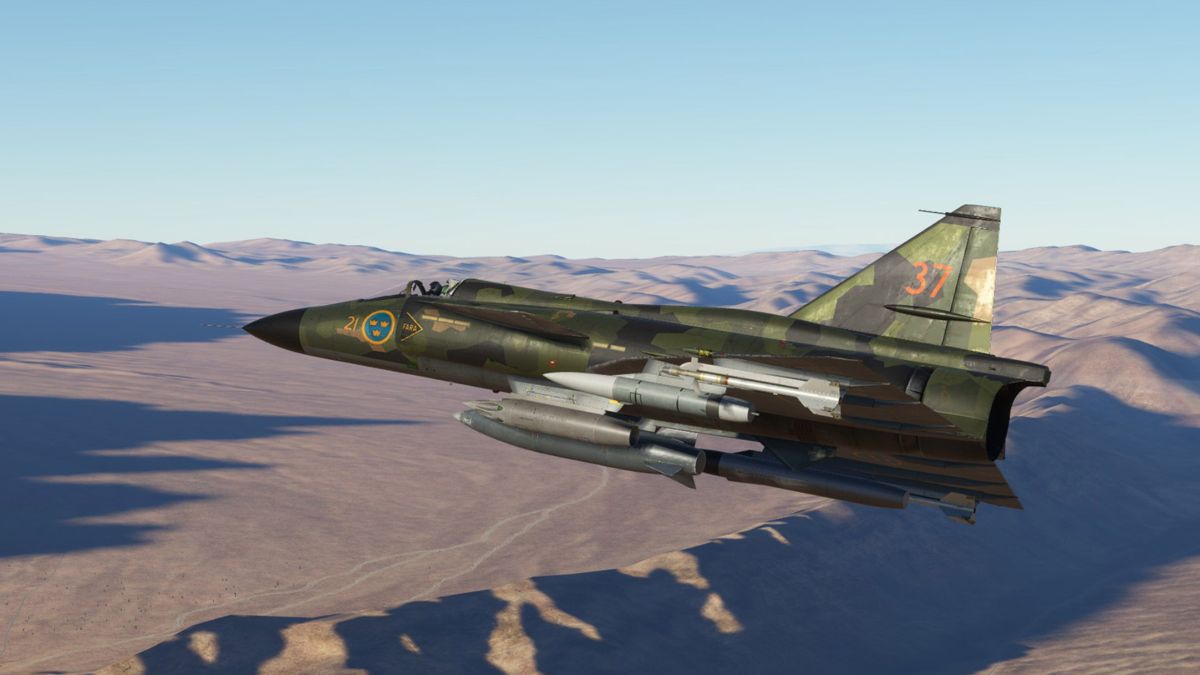 DCS World: AJS-37 Viggen - 16-2 Red Flag Campaign Screenshot (Steam)