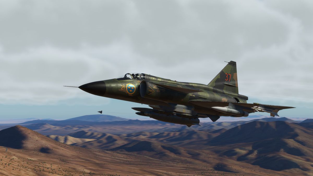 DCS World: AJS-37 Viggen - 16-2 Red Flag Campaign Screenshot (Steam)