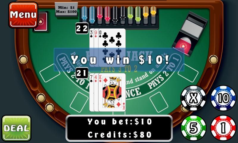Blackjack Fever Screenshot (Google Play)