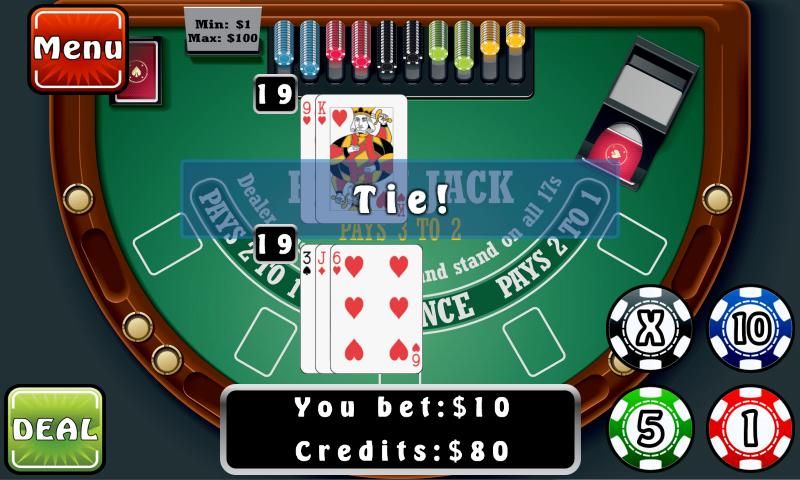 Blackjack Fever Screenshot (Google Play)