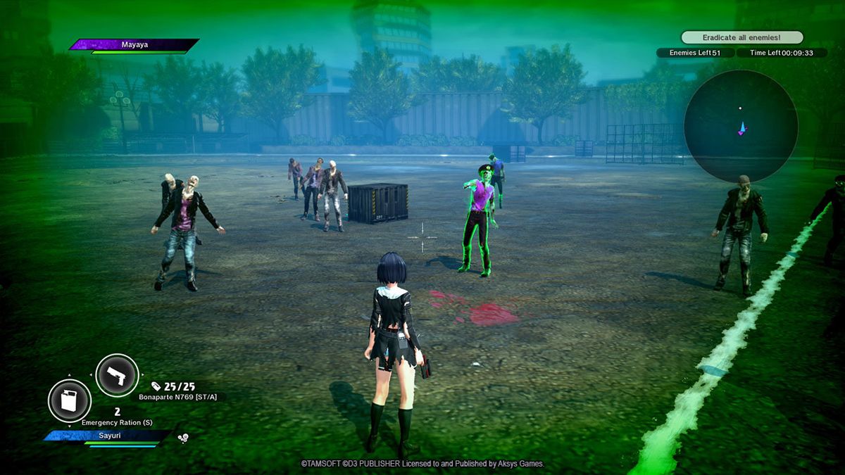 SG/ZH: School Girl/Zombie Hunter Screenshot (PlayStation.com)