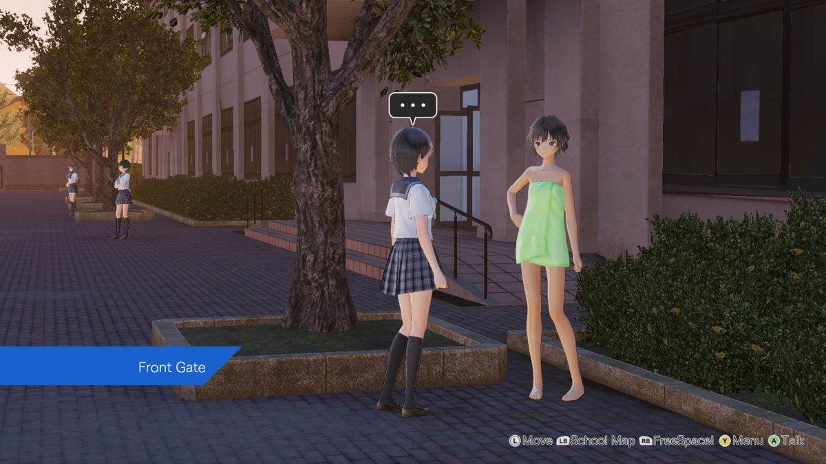 Blue Reflection: Bath Towels Set B (Yuzu, Shihori, Kei) Screenshot (Steam)