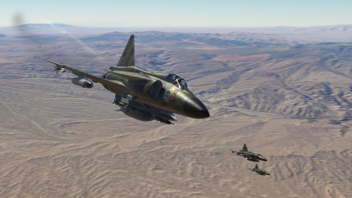 DCS World: AJS-37 Viggen - 16-2 Red Flag Campaign Screenshot (Steam)