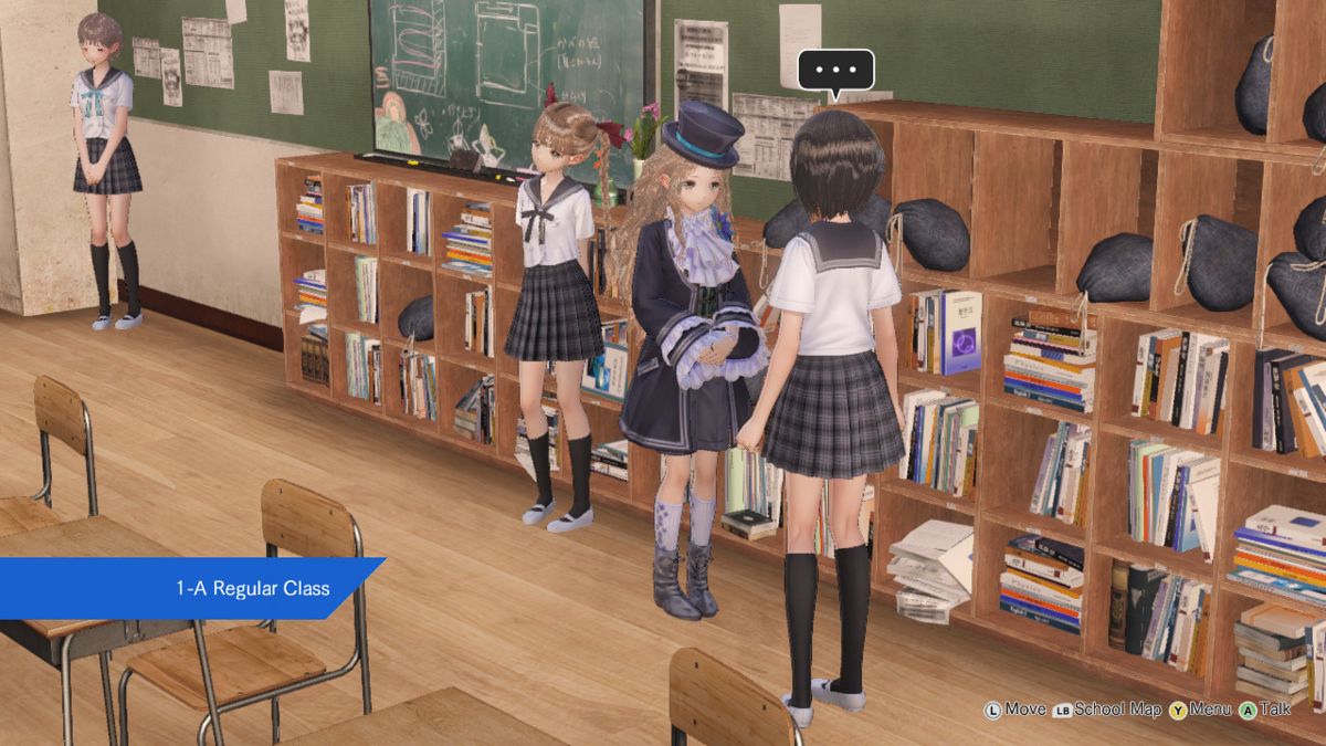Blue Reflection: Arland Maid Costumes (Lime) Screenshot (Steam)