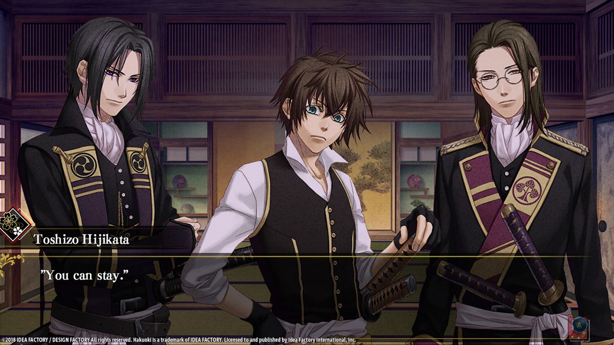 Hakuoki: Edo Blossoms Screenshot (Steam)