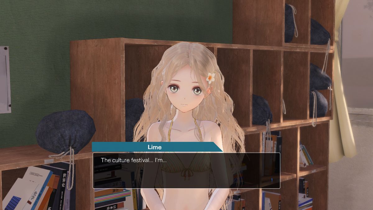 Blue Reflection: Vacation Style Set C (Lime, Fumio, Chihiro) Screenshot (Steam)