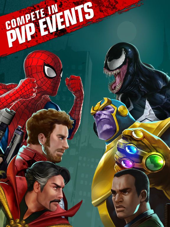 Marvel Puzzle Quest Screenshot (iTunes Store)