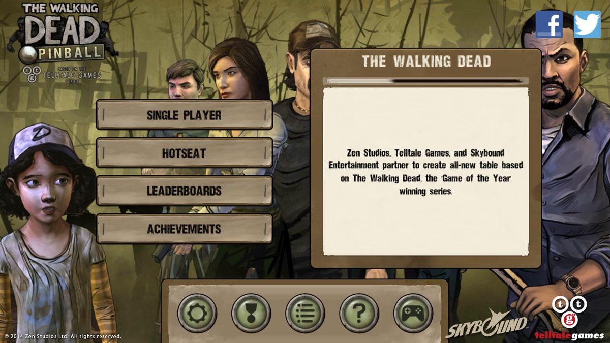 The Walking Dead Pinball Screenshot (Google Play)