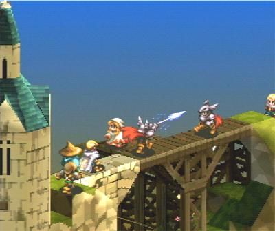 Final Fantasy Tactics Screenshot (Playstation.com, 1999): Bridge