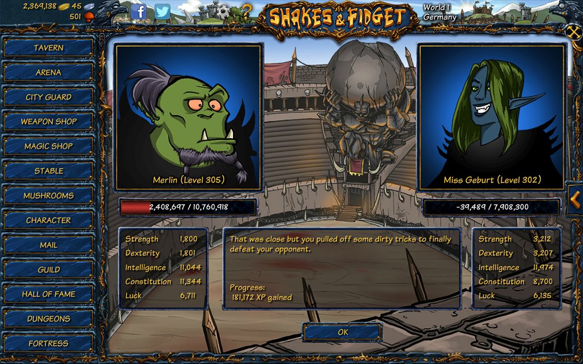 Shakes & Fidget: The Game Screenshot (Steam (30/03/2018))