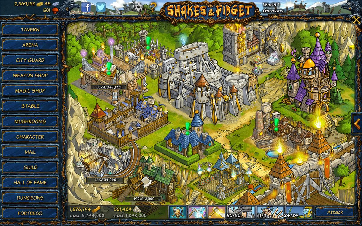 Shakes & Fidget: The Game Screenshot (Steam (30/03/2018))