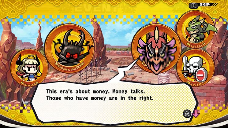 Penny-Punching Princess Screenshot (Nintendo.com)