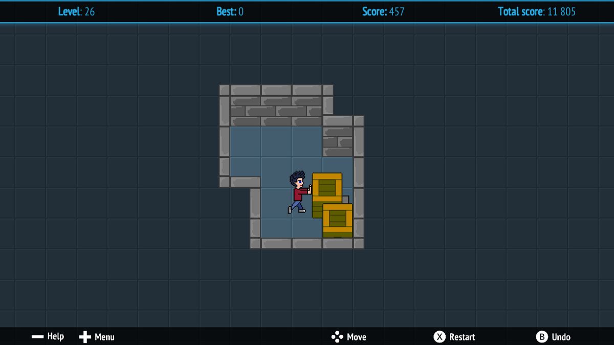 Sokoban: Puzzle Game Screenshot (Nintendo eShop page)