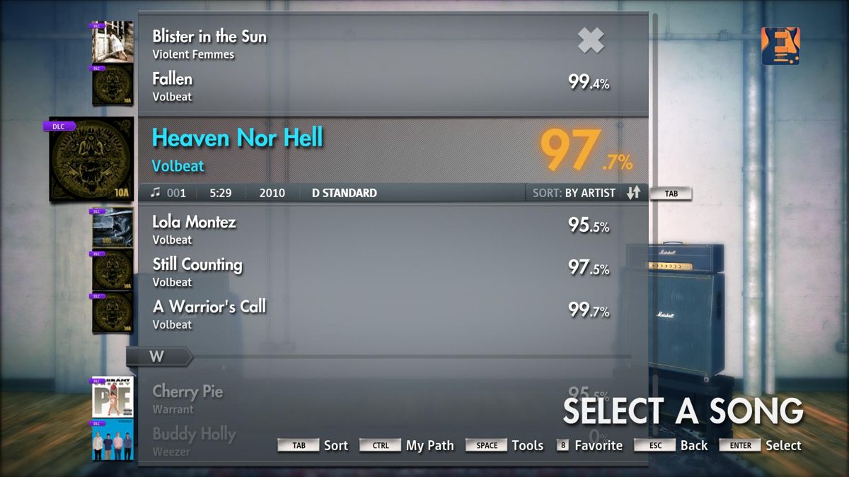 Rocksmith: All-new 2014 Edition - Volbeat: Heaven Nor Hell Screenshot (Steam)