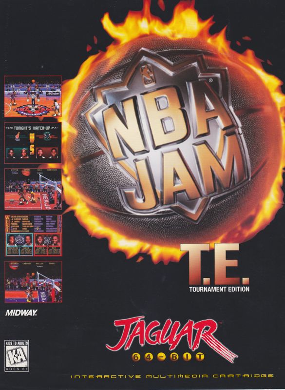 NBA Jam Tournament Edition Other (8 1/2" X 11" Mini-Poster/Sales Flyer): 8 1/2" X 11" Mini-Poster/Sales Flyer Front