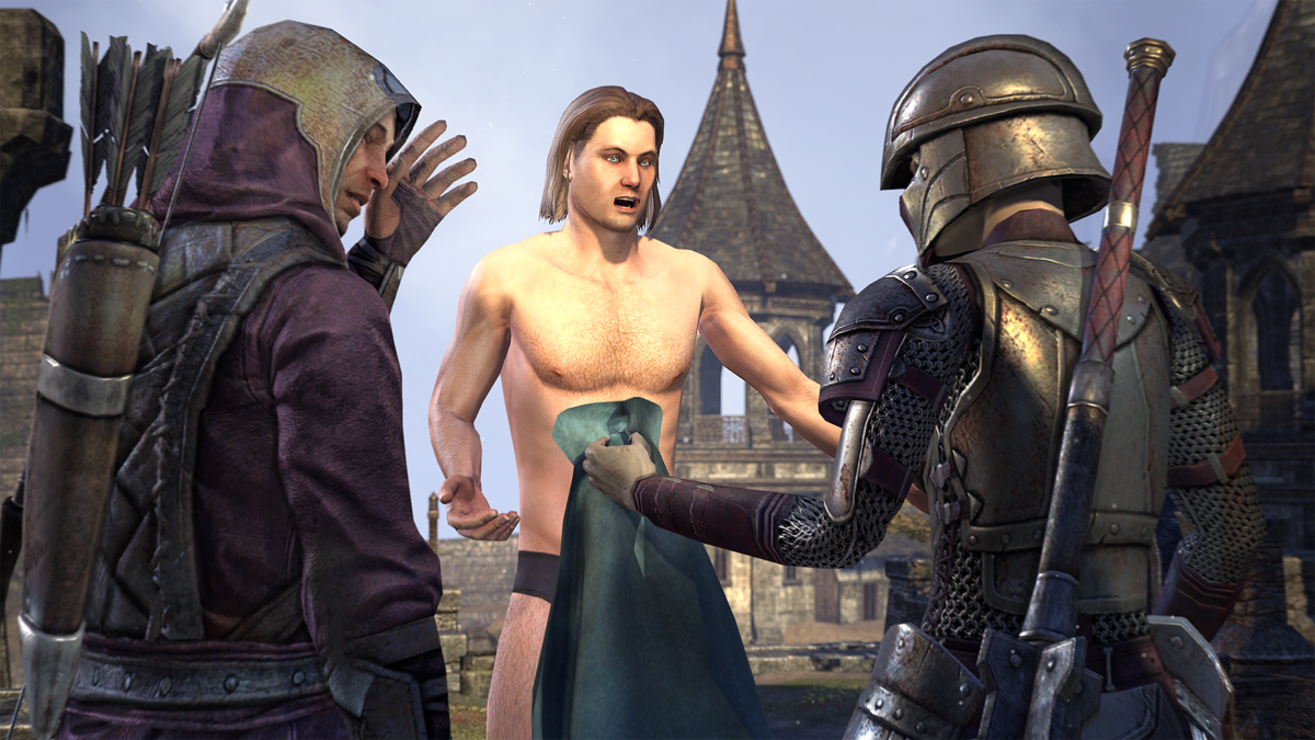The Elder Scrolls Online: Tamriel Unlimited Other (Official Xbox Live achievement art): Indecent Exposure