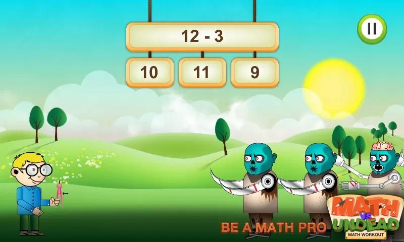 Math vs. Undead: Math Workout Screenshot (Google Play)