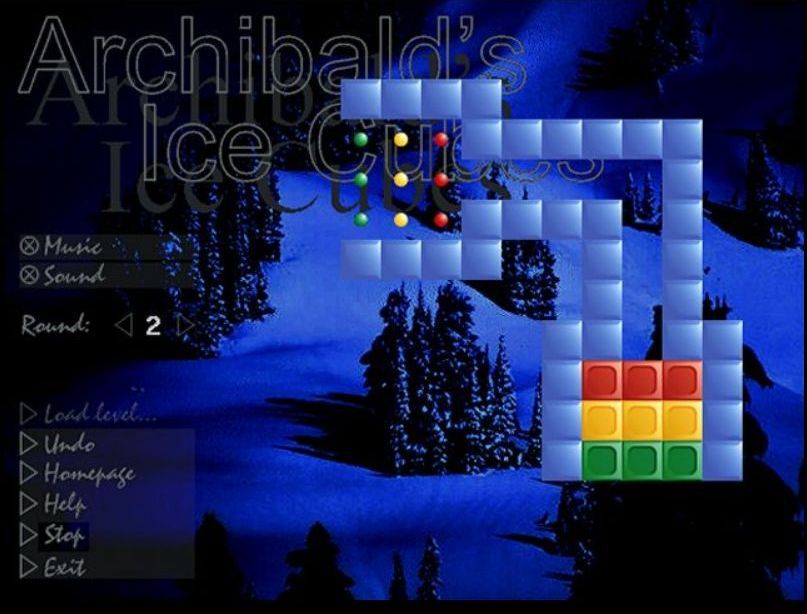 Archibald's Ice Cubes Screenshot (Archibald The Cat Entertainment's product page)
