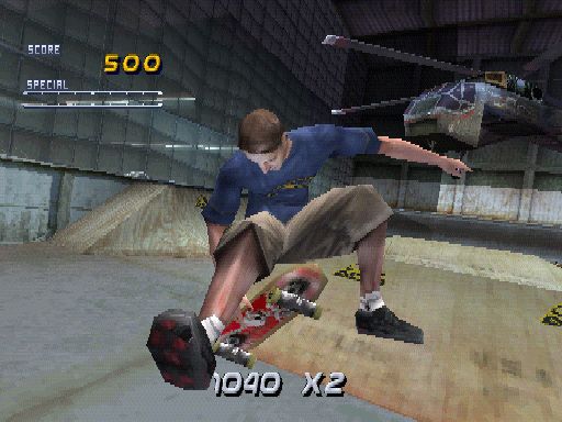 Tony Hawk's Pro Skater 2 Screenshot (Neversoft.com, 2000): Grab trick