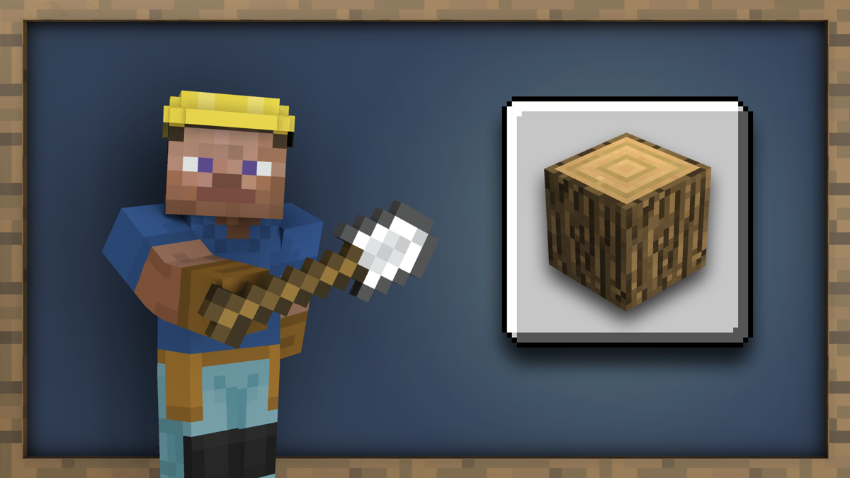 Minecraft: PlayStation 4 Edition Other (Official Xbox Live achievement art): Getting Wood