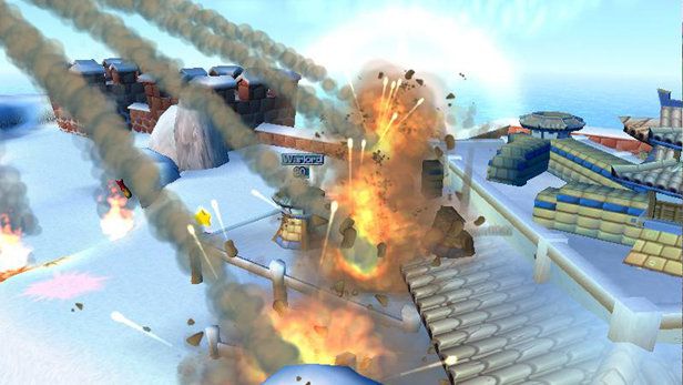 Worms Forts: Under Siege Screenshot (PlayStation.com)