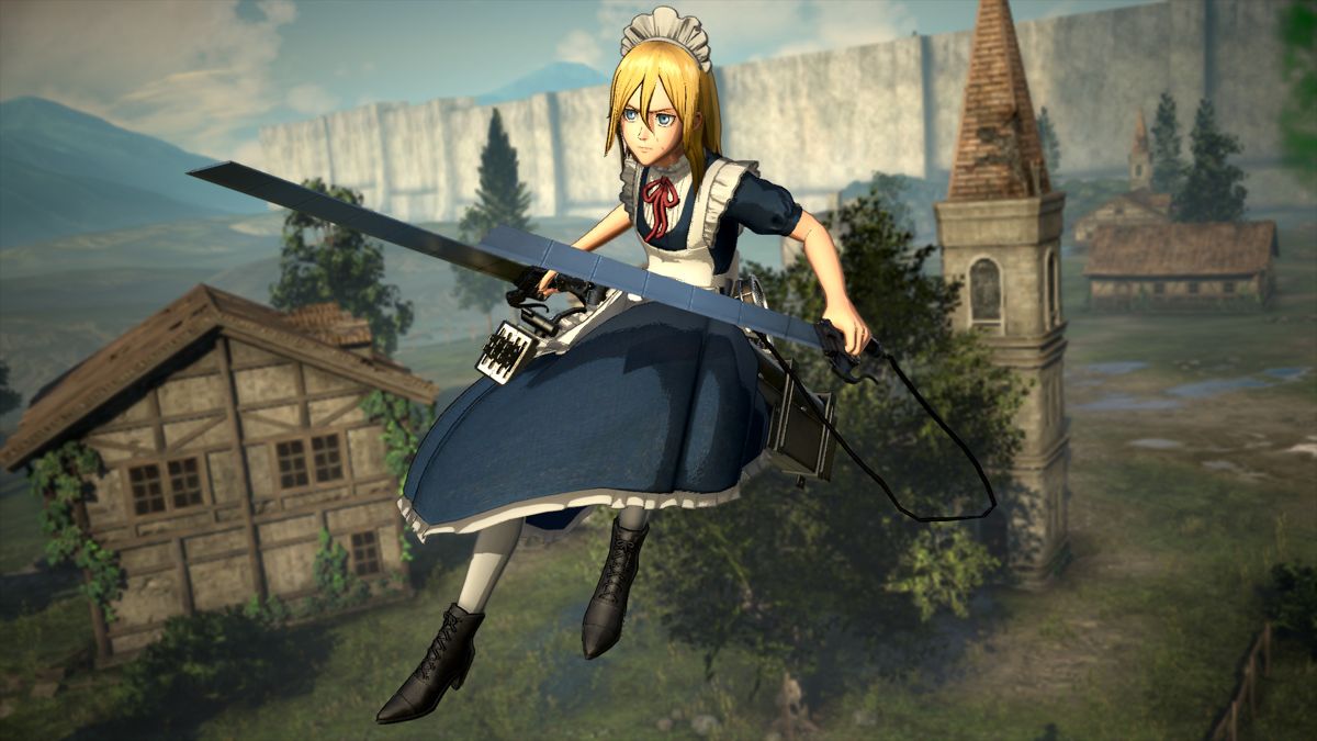 Attack on Titan 2: Christa Costume - Maid Outfit official promotional image  - MobyGames