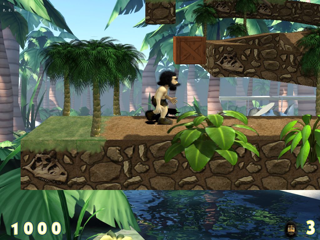 3D Caveman Rocks Screenshot (Official promotional shots)