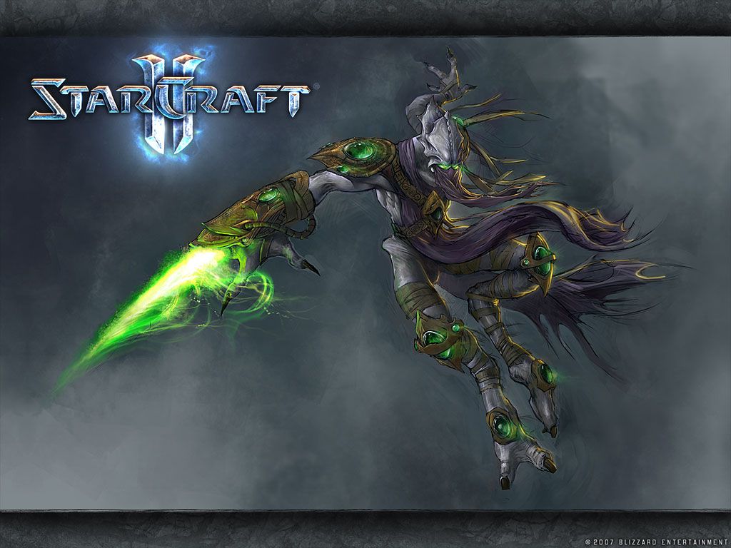 StarCraft II: Wings of Liberty Wallpaper (Official website - wallpapers (2007)): Zeratul