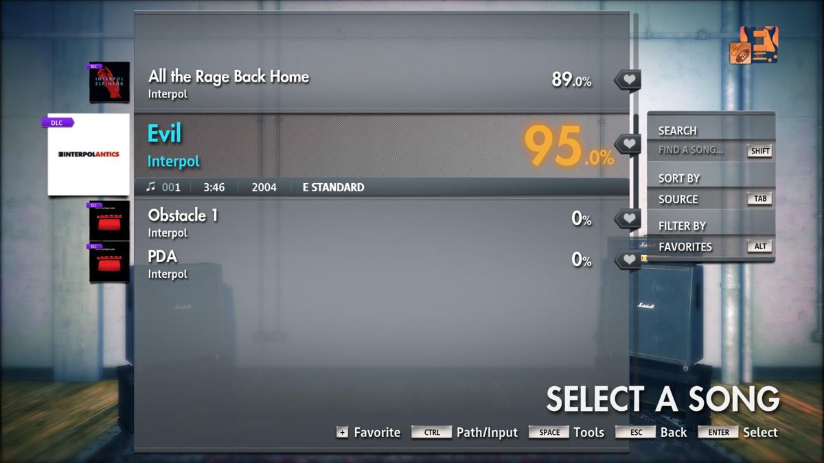 Rocksmith: All-new 2014 Edition - Interpol: Evil Screenshot (Steam)