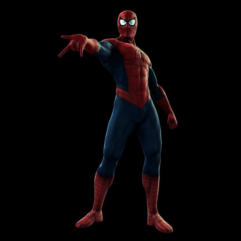 Marvel Ultimate Alliance Concept Art (Nintendo Wii Preview CD): Marvel Spiderman