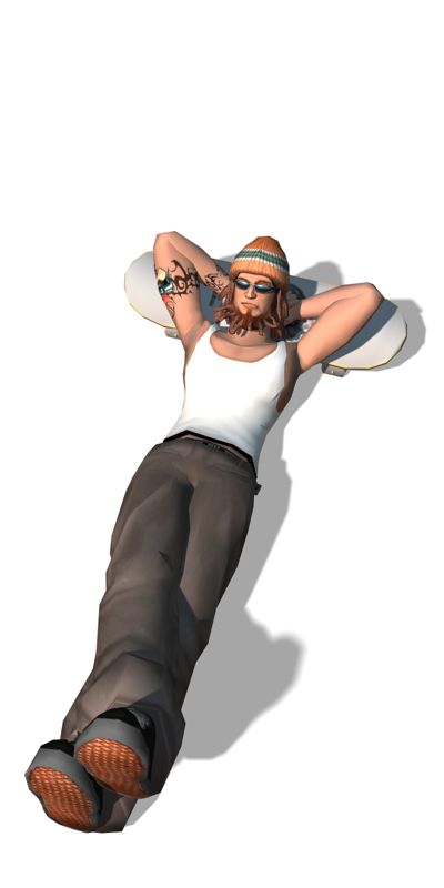 Tony Hawk's Downhill Jam Concept Art (Nintendo Wii Preview CD): Budd Standing