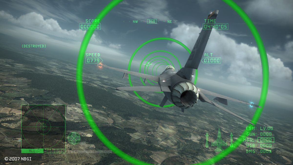 Ace Combat 6: Fires of Liberation Screenshot (Official Web Site): Beginner Easy