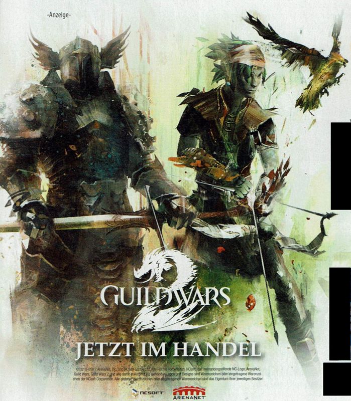 Guild Wars 2 Magazine Advertisement (Magazine Advertisements): GameStar (Germany), Issue 11/2012 Part 1