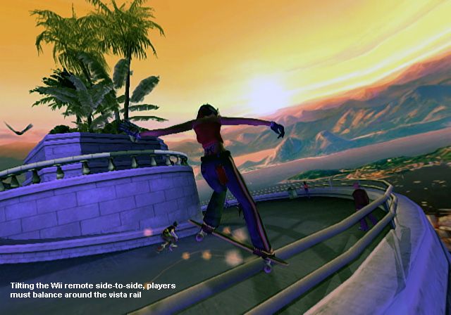 Tony Hawk's Downhill Jam Screenshot (Nintendo Wii Preview CD): Rail Grind