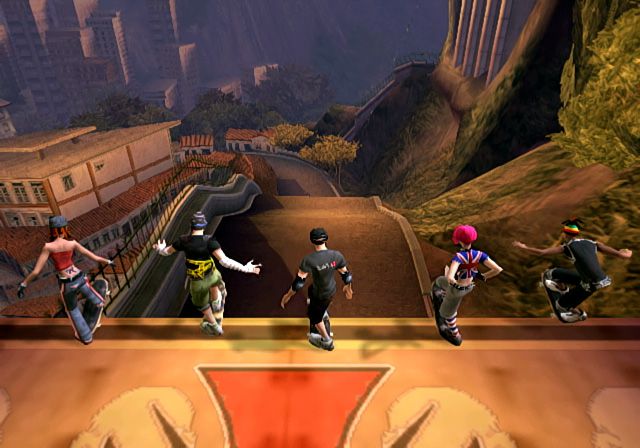 Tony Hawk's Downhill Jam Screenshot (Nintendo Wii Preview CD): Start of a Race 2