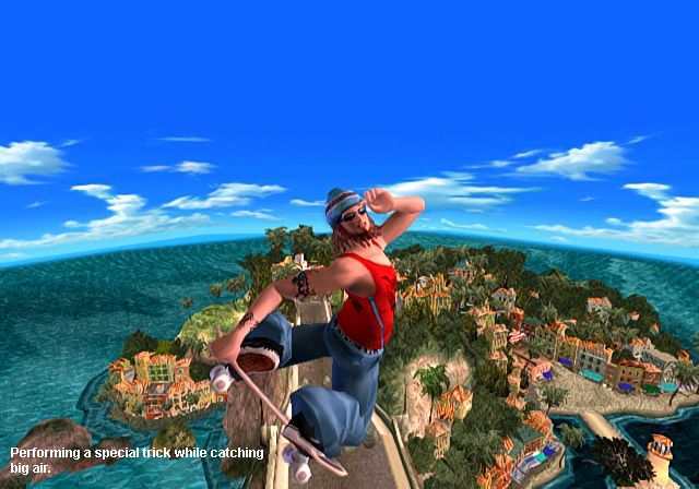 Tony Hawk's Downhill Jam Screenshot (Nintendo Wii Preview CD): Budds Special Trick