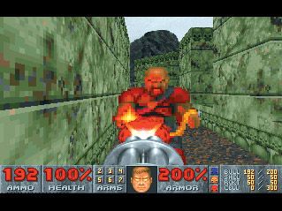 Doom II Screenshot (idsoftware.com, 2008): Heavy weapon dude