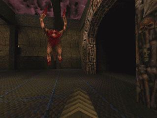 Quake Screenshot (idsoftware.com, 2008): Leaping Fiend
